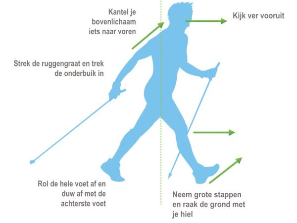 Technique marche nordique NL