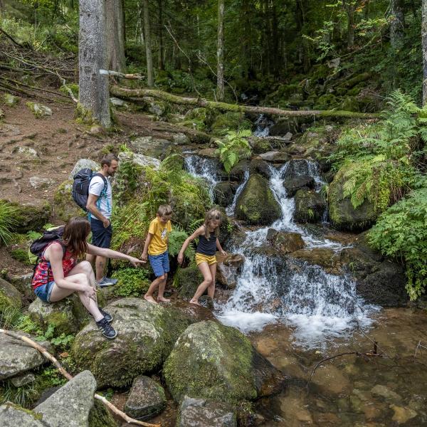 Wandelroute CDF02:  De waterval van de Serva via Sommerhof