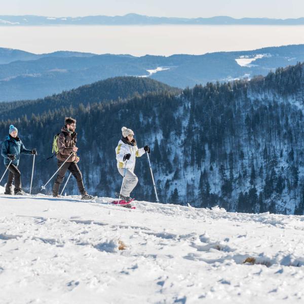 Sneeuwschoenwandeling CDF04: Van Haut des Monts naar Schleiffe